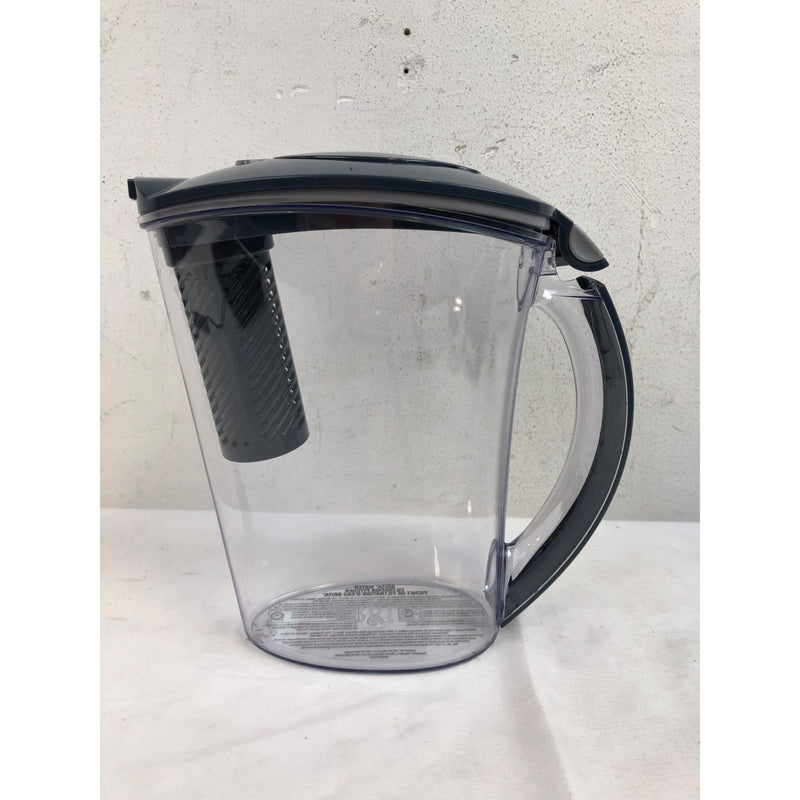 Brita Large Stream Filter as You Pour Plastic 10-Cup Gray Water Filter Pitcher