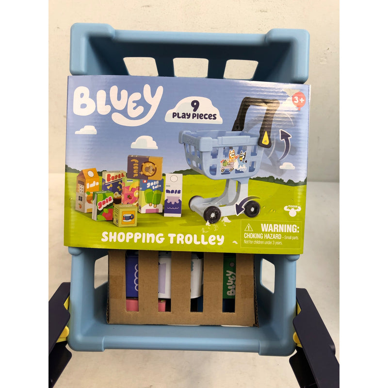 Bluey Blue ABS 3 - 9 Years Play Shopping Trolley