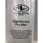 Athletic Works Pro Mat,6mm Thickness, 68 in x 24 in, Black, Ultra Thick