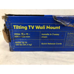 onn. Tilting TV Wall Mount for 50 to 86 TVs, up to 12 Tilting