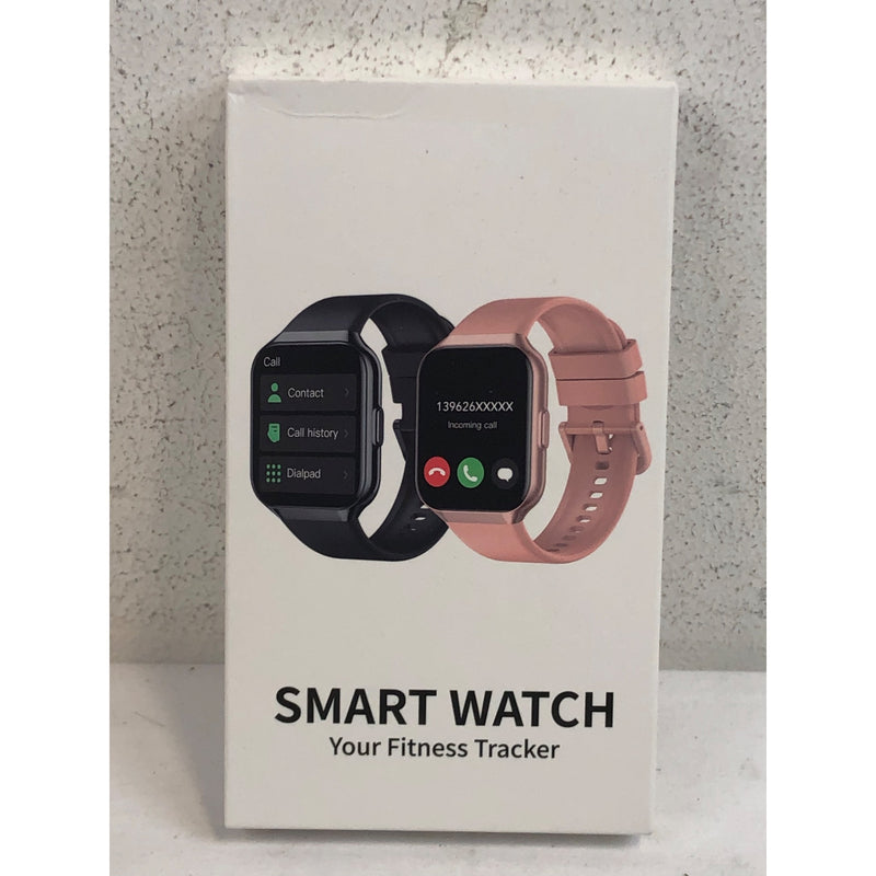 P98 TFT-LCD Smart Watch, 1.96in Touch Screen, Black