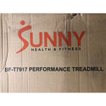 Sunny Health Fitness Electric Incline Treadmill, Bluetooth Speakers