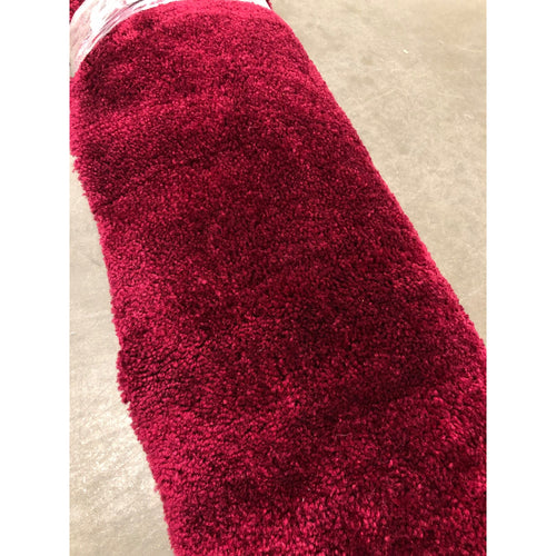 Room Size 5ft x 8ft Washable Bathroom Carpet, Red