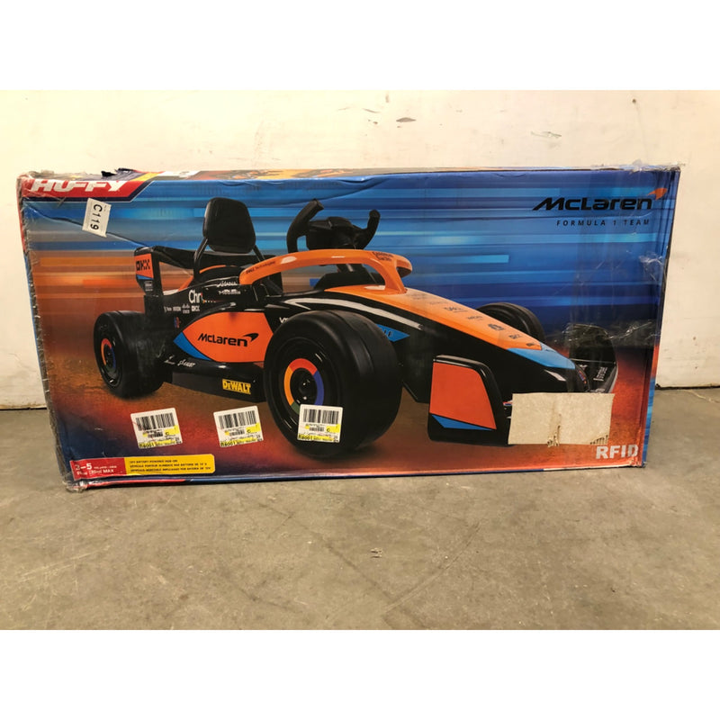 Huffy McLaren F1 Race Car Kids Battery Ride-On Toy, 12V, Remote Control