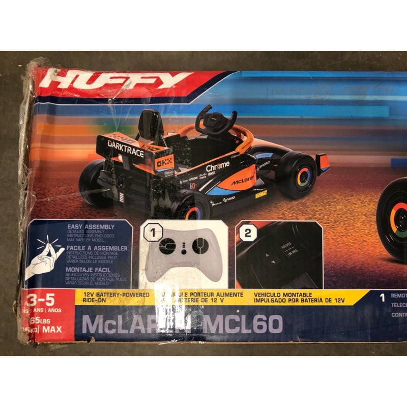 Huffy McLaren F1 Race Car Kids Battery Ride-On Toy, 12V, Remote Control