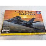 Italeri F-117A Stealth Nighthawk 1:72 Scale #189 Plastic Model Kit