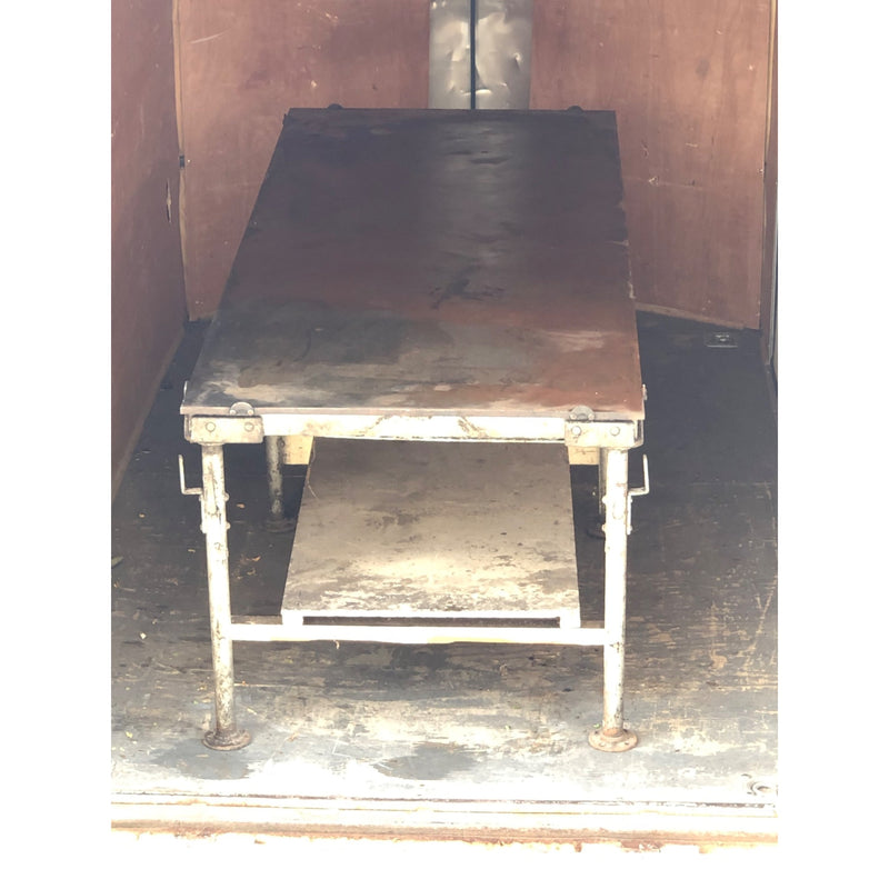 8ft x 3ft Steel Top Hot/Cold Candy Making Table