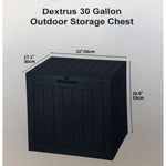 Dextrus 30 Gallon Outdoor Storage Chest