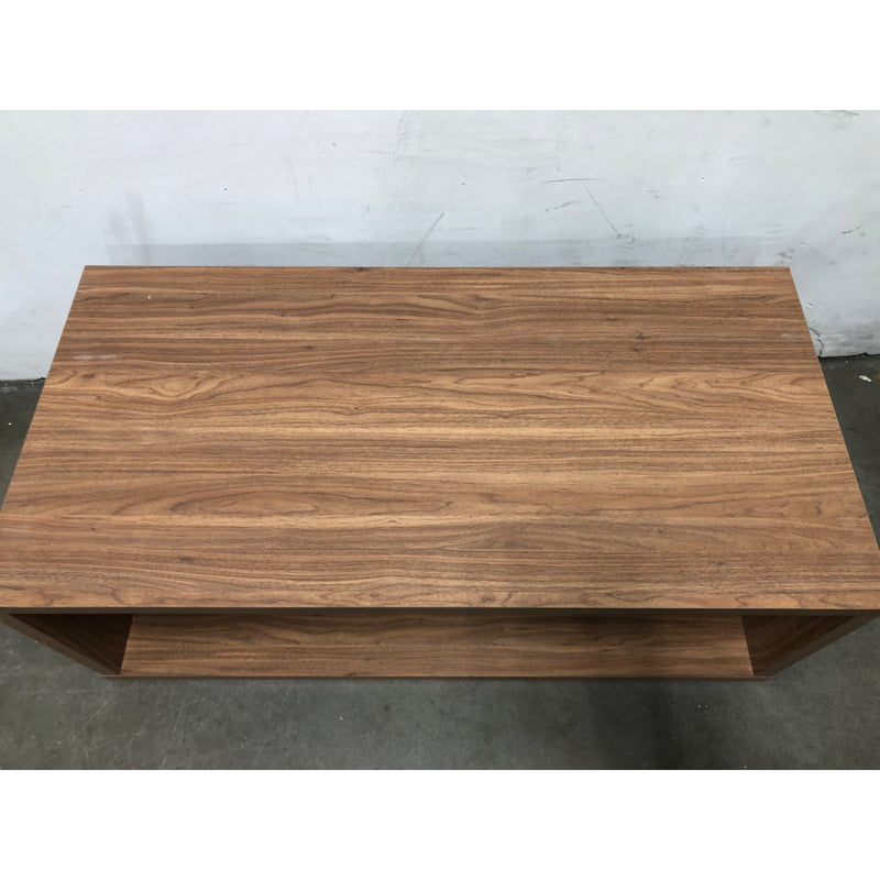 Mainstays Westley Coffee Table, Warm Walnut Finish