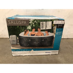 SaluSpa Monterey AirJet Outdoor Inflatable Square Hot Tub 4-6 Person with Pump