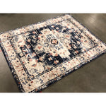 5ft x 7ft Icon Area Rug, Galyn Blue