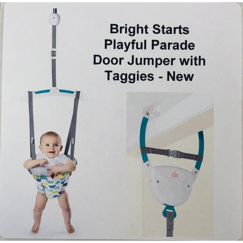 Bright Starts Playful Parade Door Jumper with Taggies